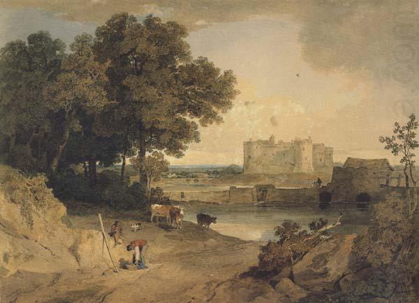 William Havell Carew Castle,Near Pembroke (mk47) china oil painting image